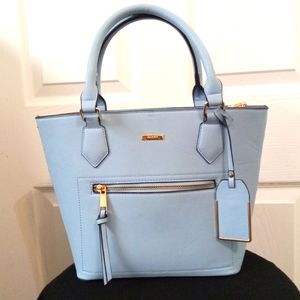 Aldo ligh blue handle bag & crossbody